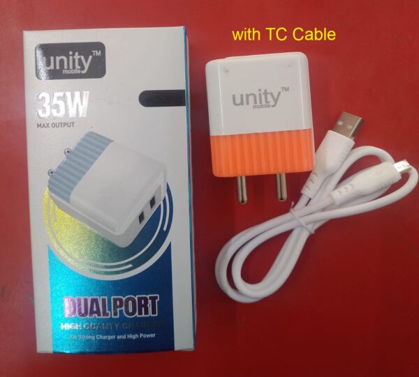 30 Watt - 2 Port Charger with TC Data Cable