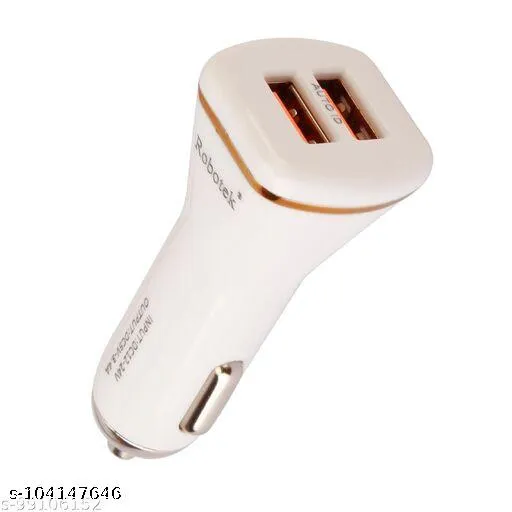 3.1 Amp two port Car Charger (Box Packing, 6 Months Warranty)