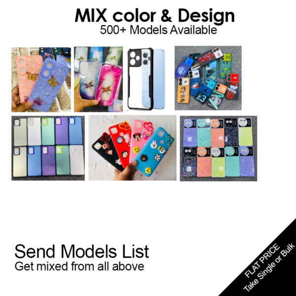 Girlish Mix Mobile Back Covers for 500+ Models (Choice Model)