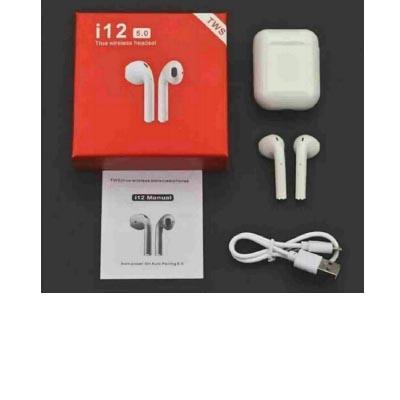 i12 bluetooth buds (Single Charge last Upto 4 Hrs.)