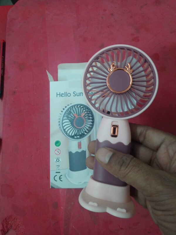 Cool Mini Fan - Portable- Handy - Rechargeable