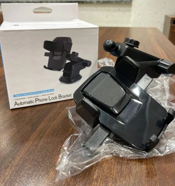 Car Mobile Holder - Automatic Phone Lock Bracket