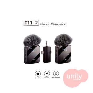 3 in 1 Wireless Microphone, Noise Cancellation Wireless Mic for Youtubers, Video Recording,