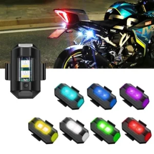 Blinking Flashlight for Car, Bike, Cycle, Halmet (Rechargable) For Night Vision protect from accidents