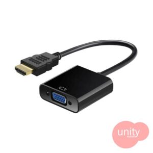 HDTV to VGA Adapter with Full HD 1080p @ 60Hz Native Resolution, Plug Play Usage