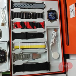 7 Strap Smart Watch with Magnetic Charger (Strap color and design may change)