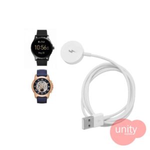 White Smart Watch Charger, Magnetic Watch USB Charging Cable Cord for T10, S9Max, etc.