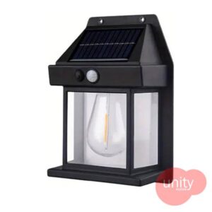 Solar Wall Lamp Automatic Charge from sunlight and On in evening automatic