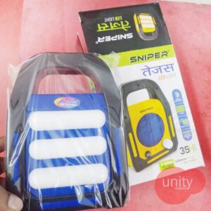 Tejas LED Solar + Rechargeable Bright Torch Emergency Light