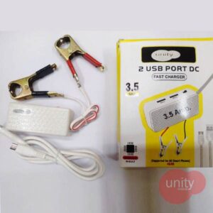 3.4Amp Output Double USB Ports (DC Tractor Charger)